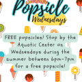Free Popsicle Wednesdays