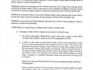 The County Has Just Issued Amendment 1 to Emergency Order 20-20 (Requires Masks & Facial Coverings be Worn at All Times