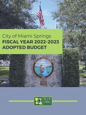 Adopted Budget FY 2022/2023 Cover