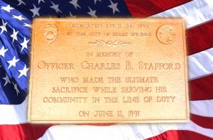 Officer Charles B Stafford Memorial
