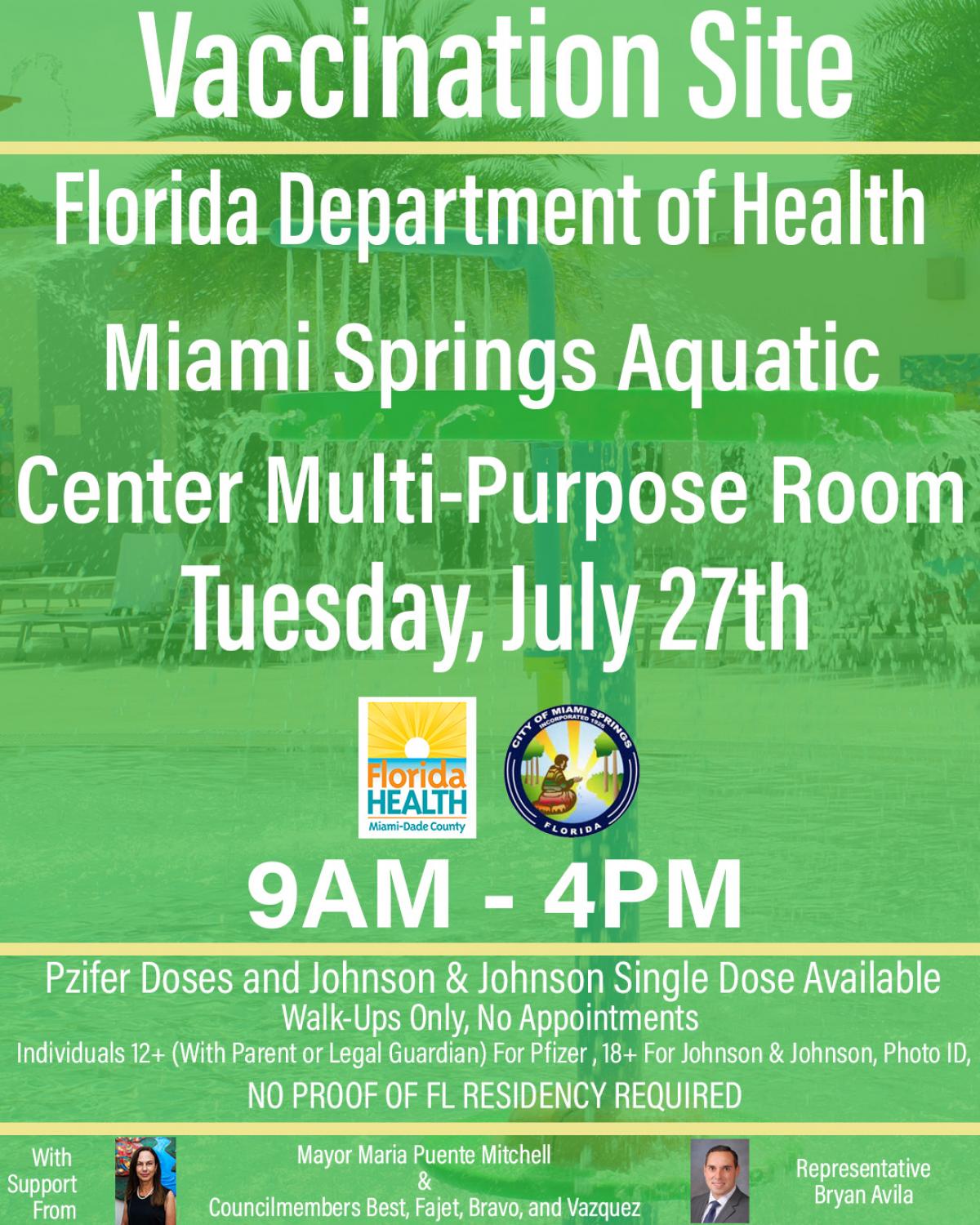 Florida Department Of Health City Of Miami Springs Florida Official Website