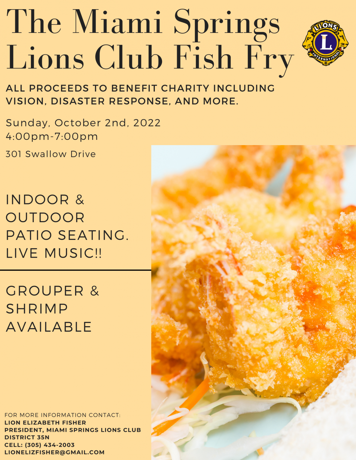 The Miami Springs Lions Club Fish Fry 