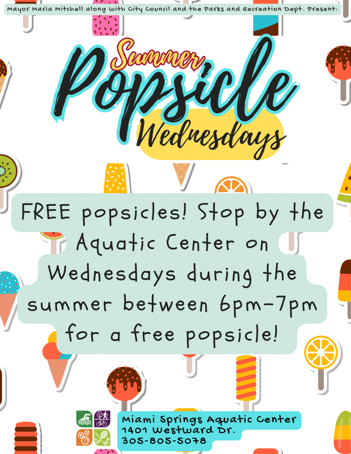 Free Popsicle Wednesdays