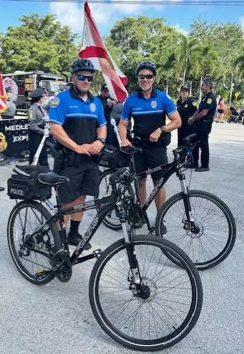 Two of Our Bike Unit Officers at July 4th Parade