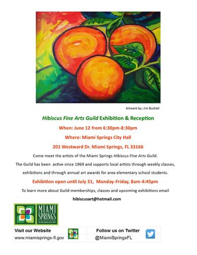 Art in City Hall Flyer