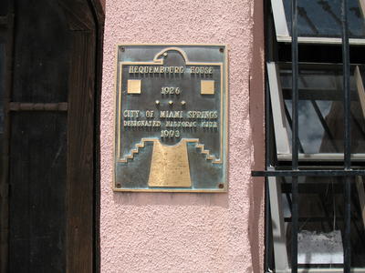 Hequembourg House Plaque 2